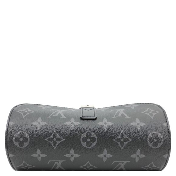 Louis Vuitton  3 Watch Case Monogram Eclipse Pouch Black - Picture 4 of 12